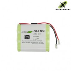 Bateria para Telefone sem Fio Universal com 1 Unidade 3.6V 600mAh Ni-Mh X-Cell FX-110U